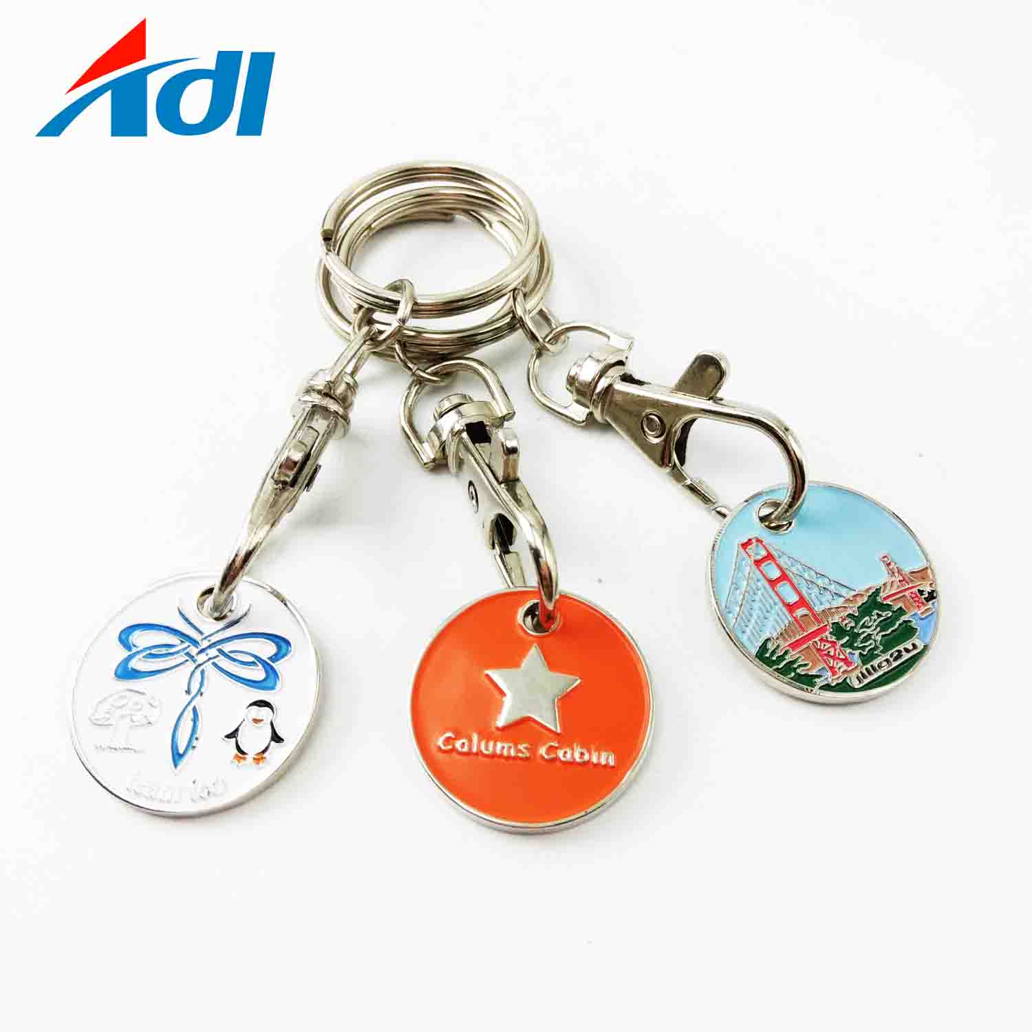 Custom token coin keychain,Coin shopping trolley custom,Shopping cart ...